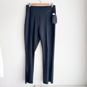 Epoque Evolution Flare Petite Side Slit Pants Black 12